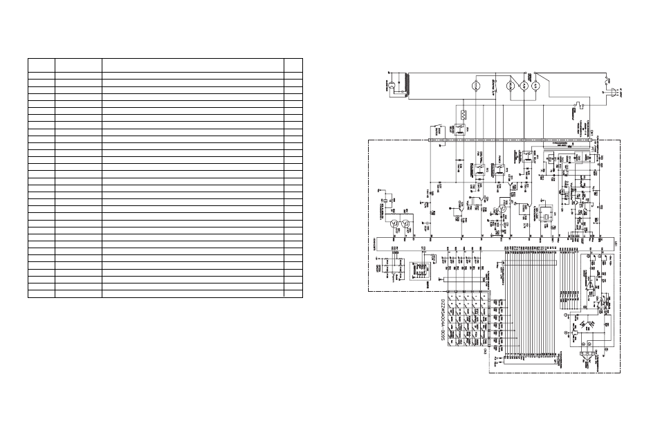 Schematic diagram of p.c.b | Goldstar MA-2005ST User Manual | Page 45 / 46