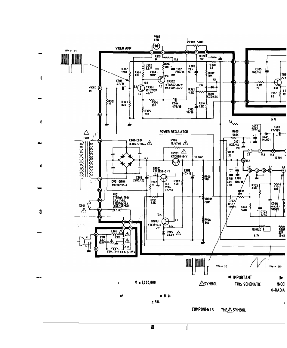 Schema1 | Goldstar MONOCHROME MONITOR MBM-2105GIA User Manual | Page 6 / 13