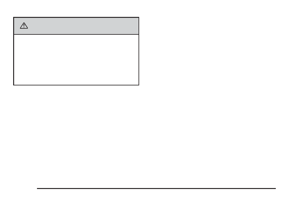 Caution | GMC 2006 Savana User Manual | Page 110 / 394