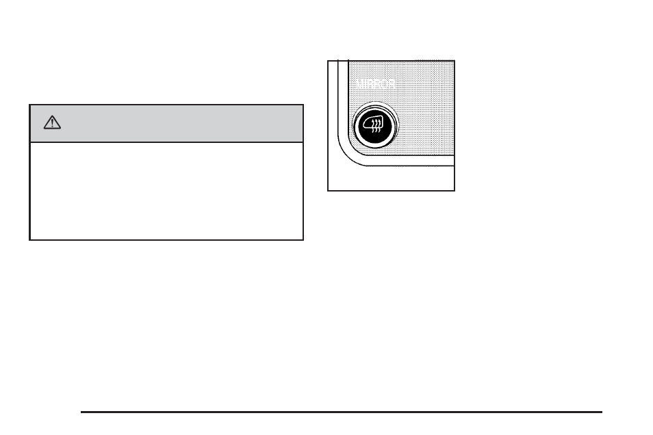 Outside convex mirror, Outside heated mirrors, Storage areas | Storage areas -30, Caution | GMC 2006 Savana User Manual | Page 118 / 394