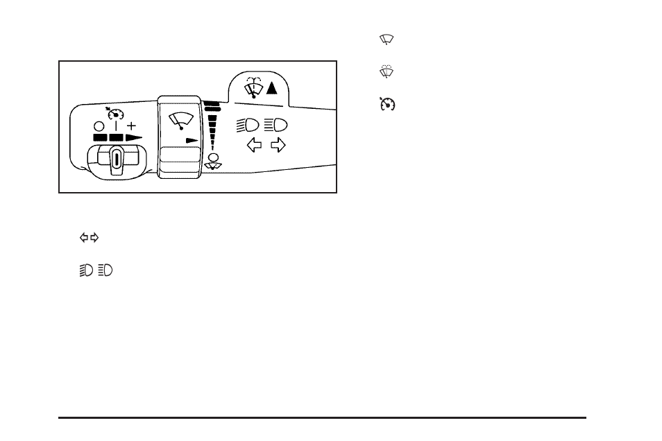 Turn signal/multifunction lever, Turn and lane-change signals, Turn | Signal/multifunction lever | GMC 2006 Savana User Manual | Page 125 / 394