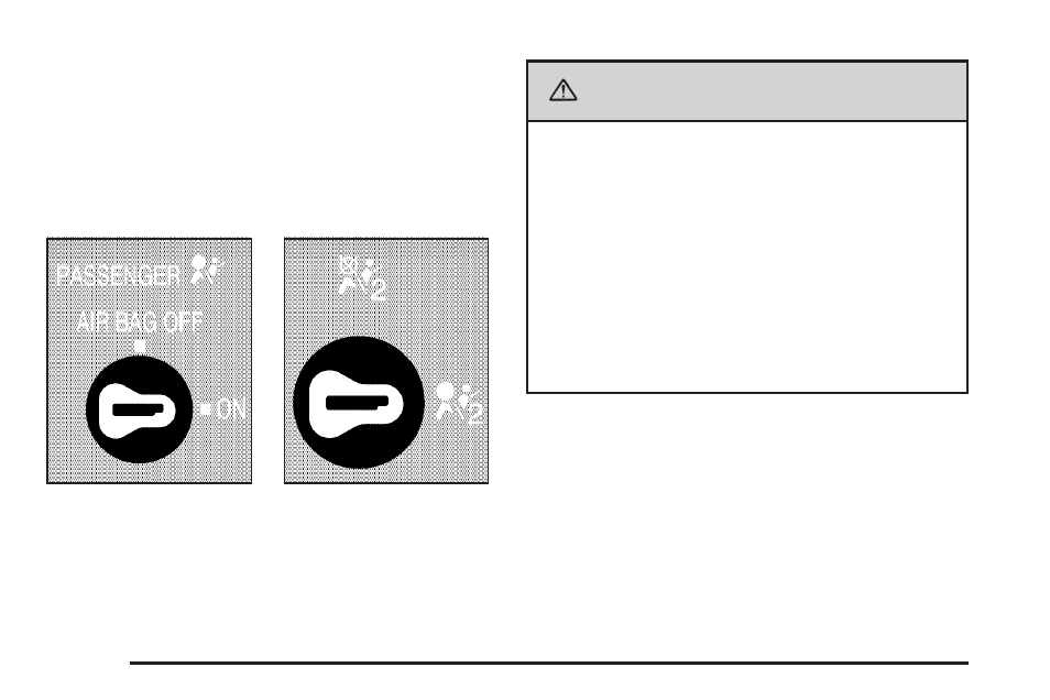 Airbag off light, Airbag off light -28, Caution | GMC 2006 Savana User Manual | Page 146 / 394