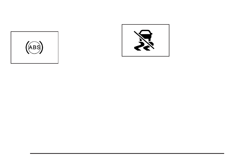 Anti-lock brake system warning light, Stabilitrak® not ready light, Not ready light -34 | Stabilitrak, Not ready light | GMC 2006 Savana User Manual | Page 152 / 394