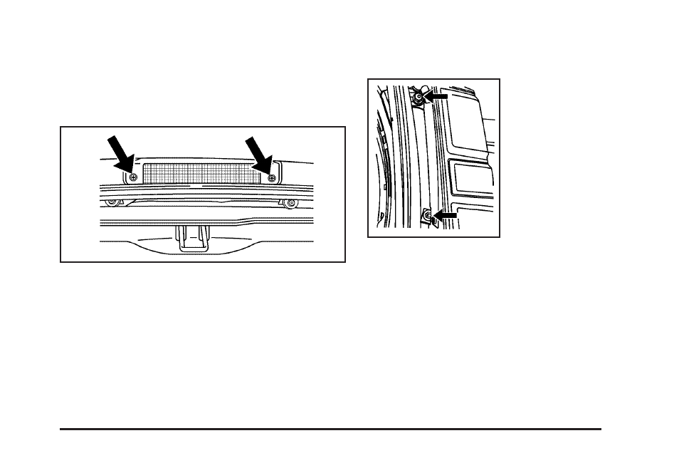 Center high-mounted stoplamp (chmsl), Taillamps | GMC 2006 Savana User Manual | Page 297 / 394