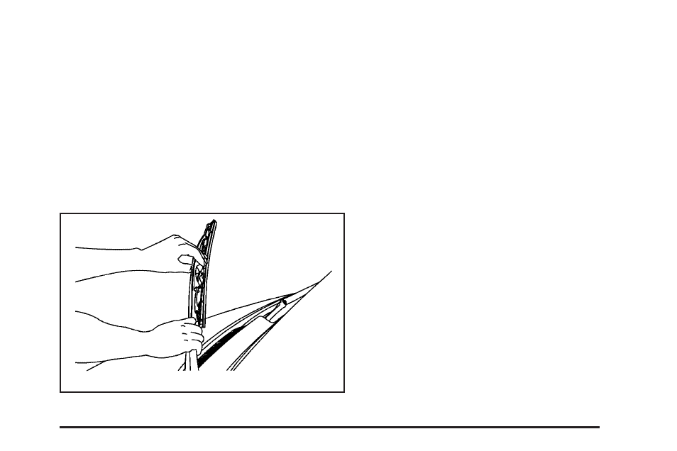 Windshield wiper blade replacement, Windshield wiper blade replacement -51 | GMC 2006 Savana User Manual | Page 299 / 394