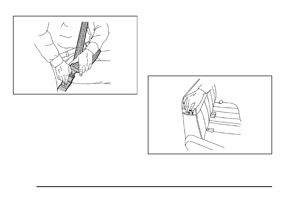 Rear safety belt comfort guides, Rear safety belt comfort guides -28 | GMC 2006 Savana User Manual | Page 34 / 394