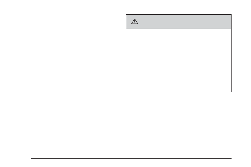 Caution | GMC 2006 Savana User Manual | Page 70 / 394