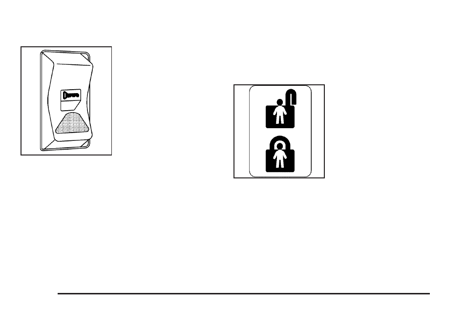 Power door locks, Cargo door relocking, Rear door security locks | GMC 2006 Savana User Manual | Page 96 / 394