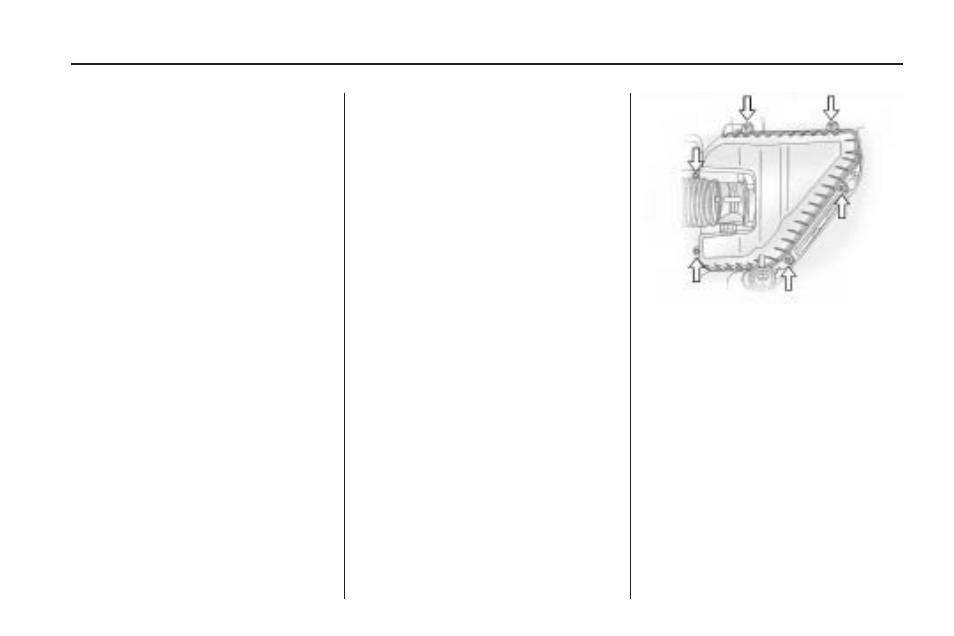 Engine air cleaner/filter, Engine air cleaner/filter -17 | GMC 2009 Acadia User Manual | Page 303 / 516