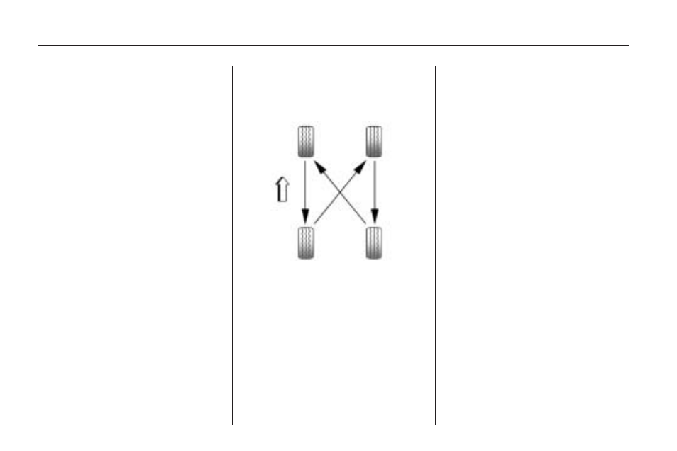 Tire inspection and rotation, Tire inspection and, Rotation -50 | GMC 2009 Acadia User Manual | Page 336 / 516