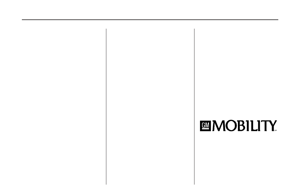 Customer assistance offices, Gm mobility reimbursement program, Program -5 | GMC 2009 Acadia User Manual | Page 403 / 516