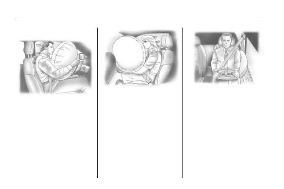 Where are the airbags, Where are the airbags? -52 | GMC 2009 Acadia User Manual | Page 56 / 516