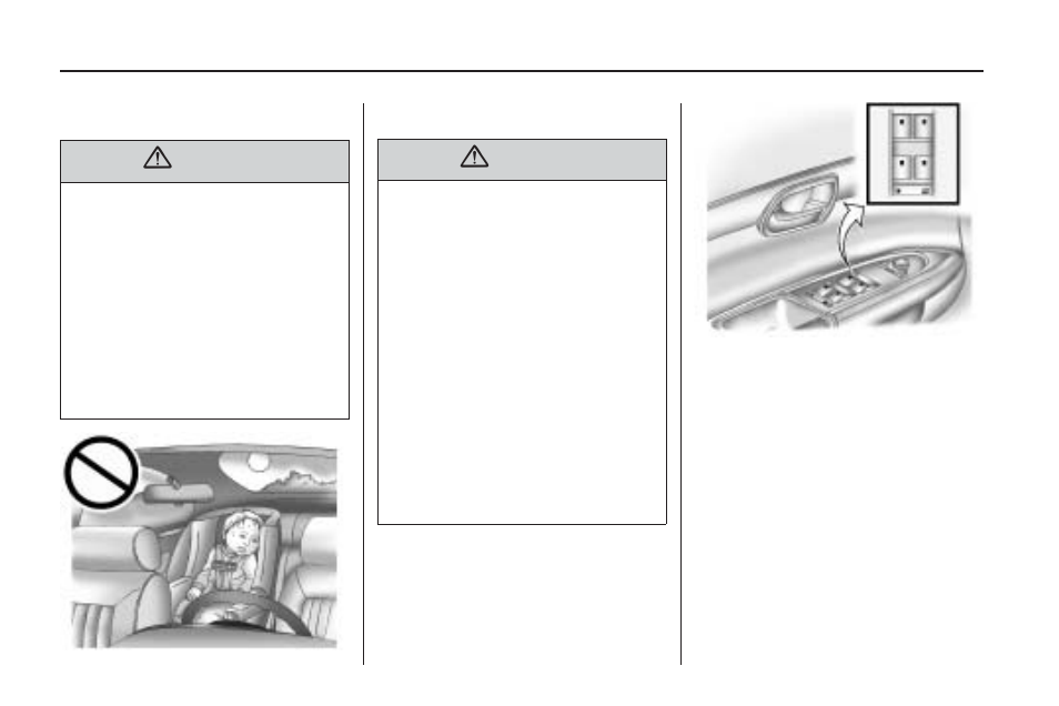 Windows, Power windows, Windows -14 power windows -14 | GMC 2009 Acadia User Manual | Page 82 / 516