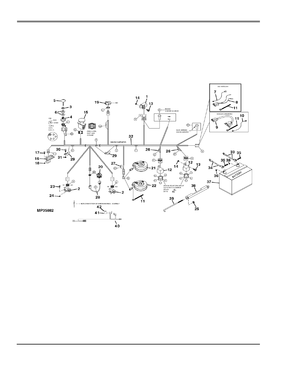 Electrical and related components | Great Dane Chariot Brutus GBKW2552S User Manual | Page 60 / 86