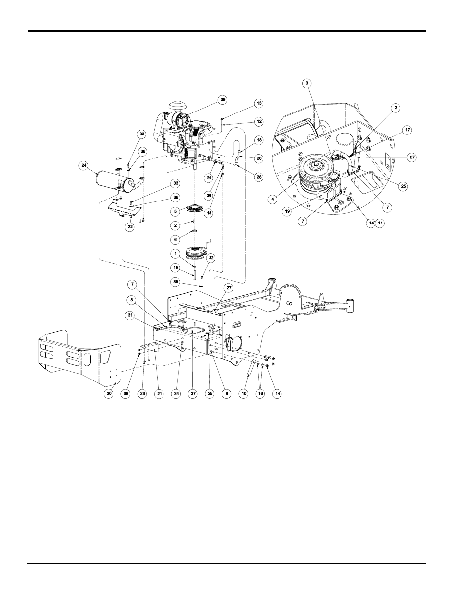 Engine and related components - b&s 23 hp vanguard | Great Dane C5 Chariot GCKH2352S User Manual | Page 54 / 88
