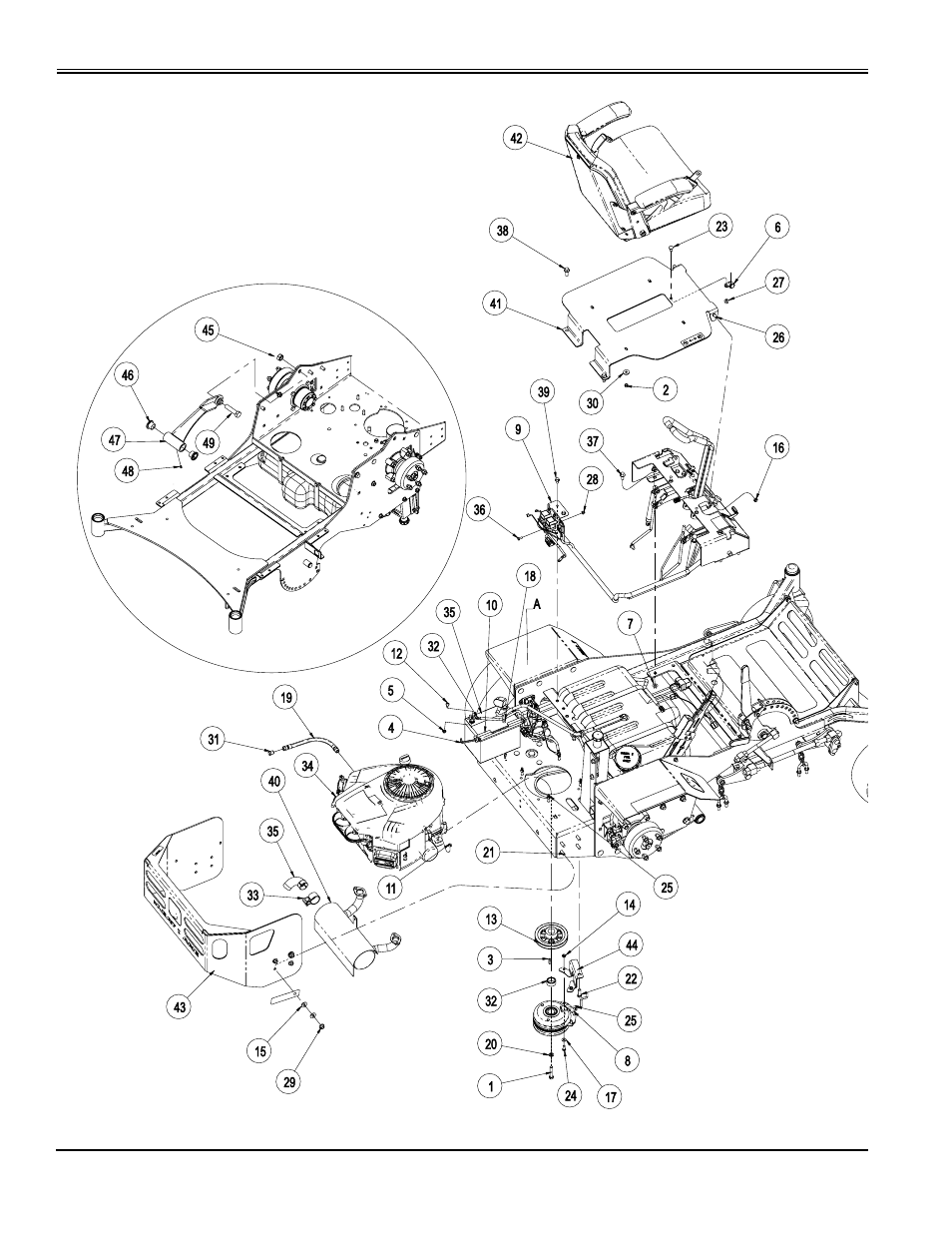 Engine and related components - b&s 26 hp els | Great Dane C5 Chariot GCKH2352S User Manual | Page 56 / 88