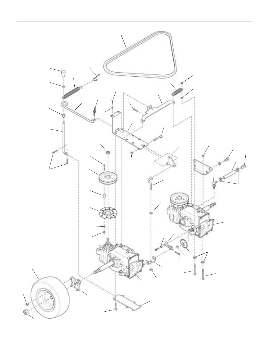 Transaxles, park brake and controls | Great Dane Scamper HG TCHR48-15KA User Manual | Page 10 / 30