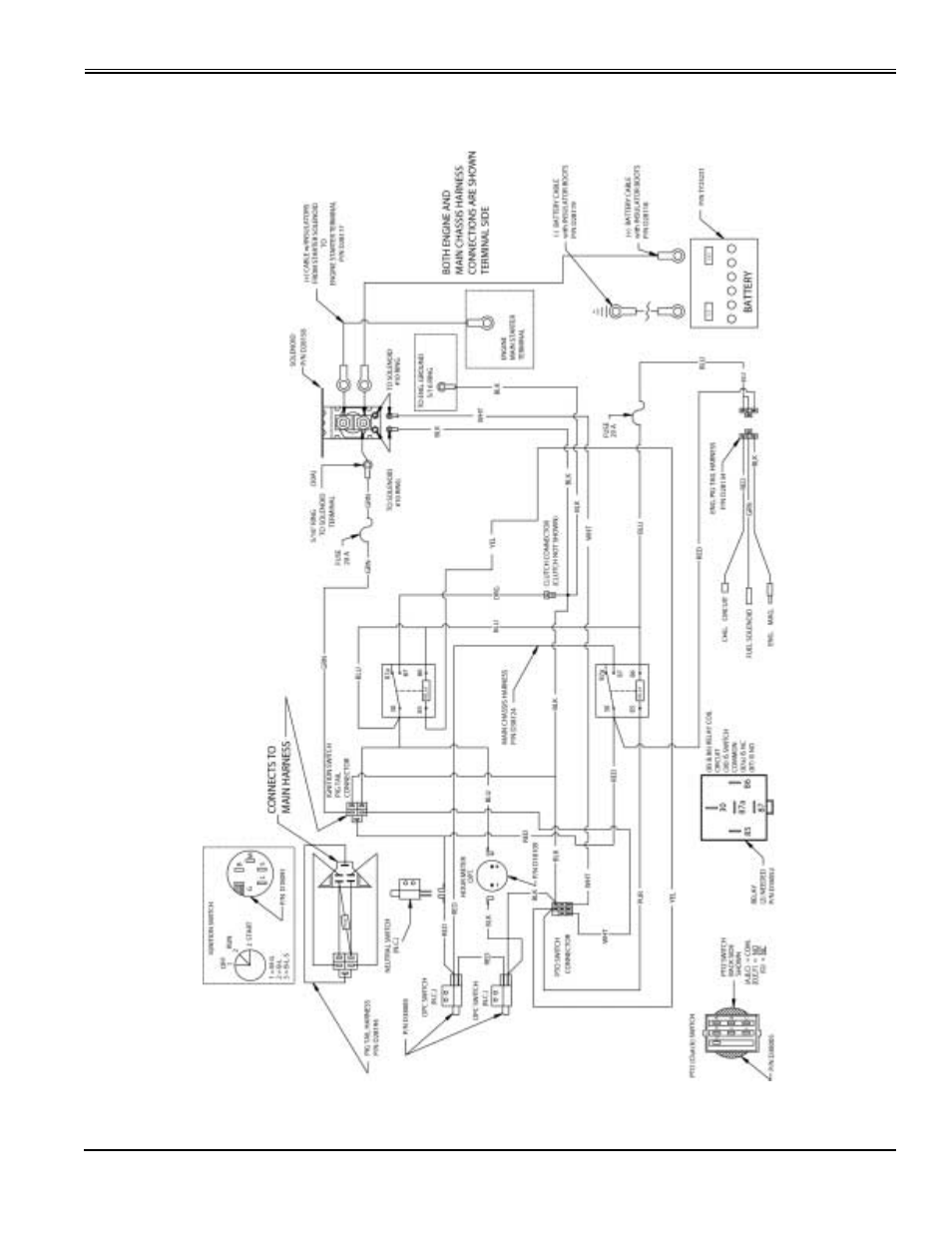 Electric start logic chart | Great Dane Scamper HG TCHR48-15KA User Manual | Page 21 / 30