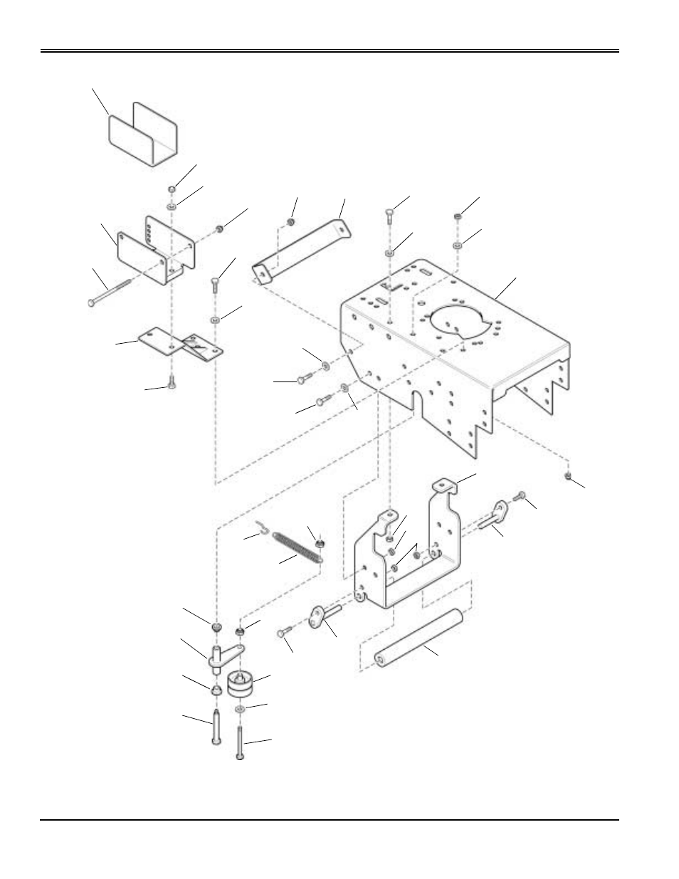 Engine/traction deck assembly | Great Dane Scamper HG TCHR48-15KA User Manual | Page 4 / 30