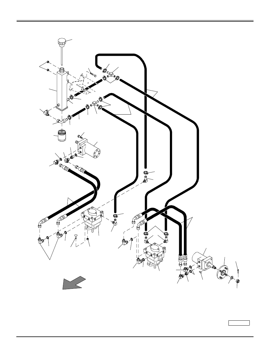 Hydrostatic components | Great Dane Super Surfer Series II GSKH2561S User Manual | Page 54 / 78