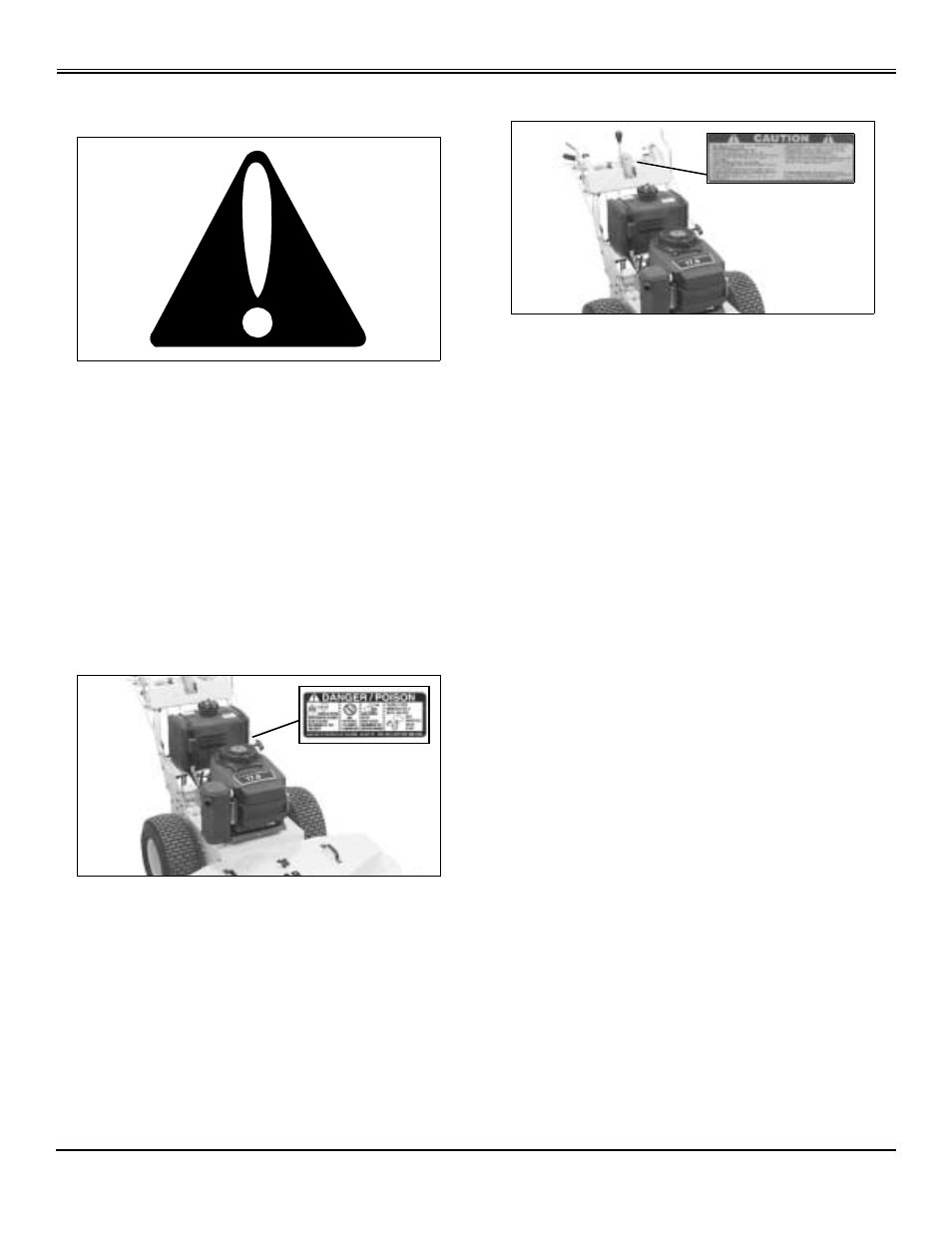 Seguridad, Peligro/tóxico, Precaución | Great Dane Scamper HG GDB10025 User Manual | Page 45 / 88