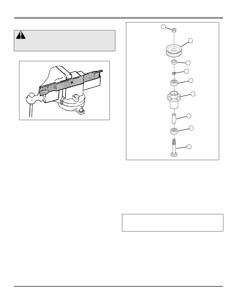 Balancing blades, Replacing mower spindle bearings, Service mower | Great Dane Scamper HG GDB10028 User Manual | Page 23 / 88