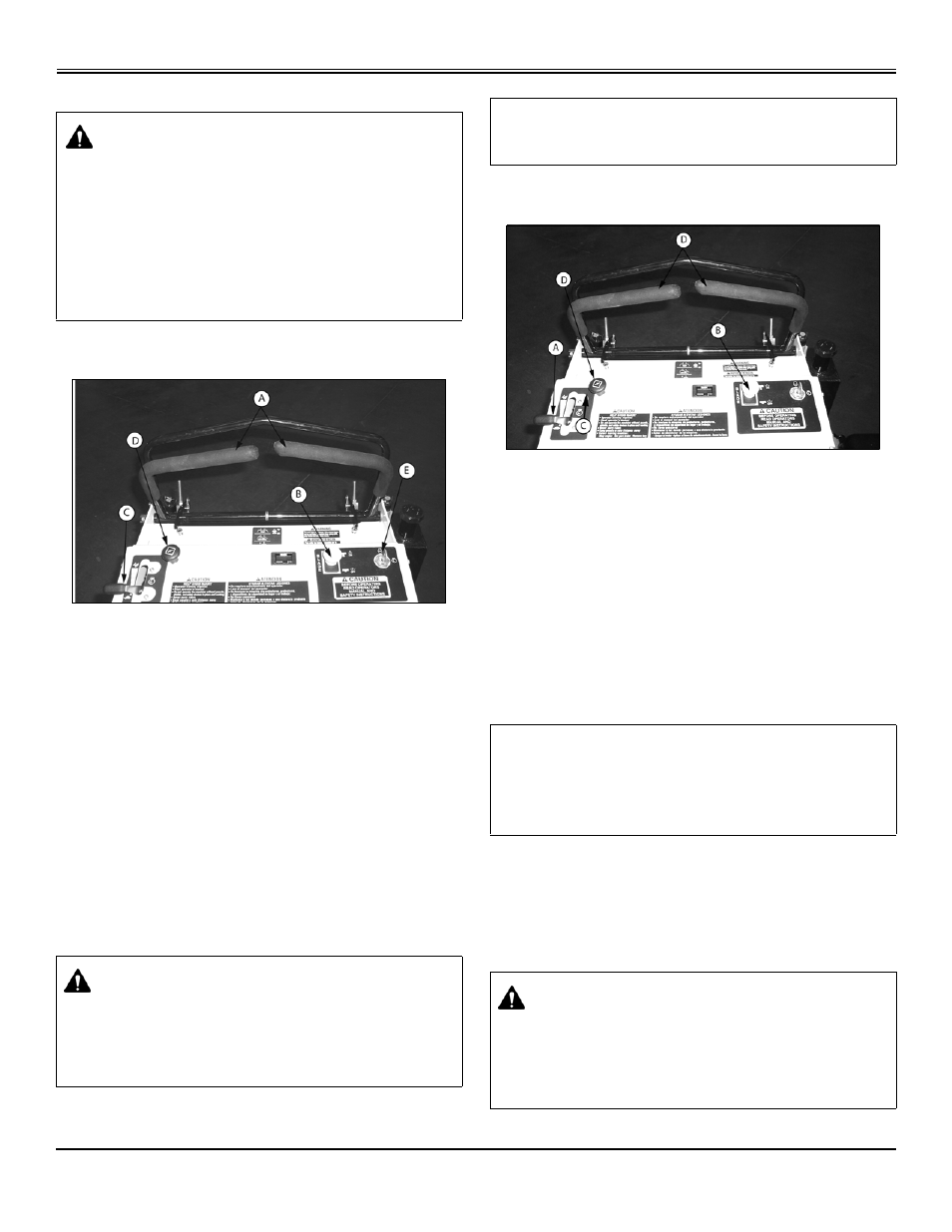 Operating, Operating - 13, Starting engine | Engaging mower, Stopping the engine, Using pump free-wheel valves | Great Dane Surfer GSRKW2352S User Manual | Page 15 / 65