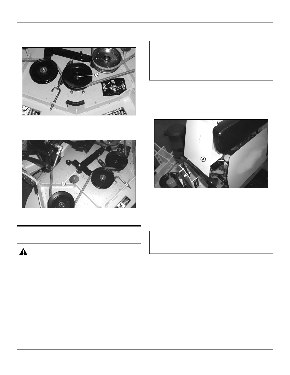 Service engine, Service engine - 16, Lubricating mower deck spindles | Lubricating mower deck idler pivot, Engine oil, Checking engine oil level | Great Dane Surfer GSRKW2352S User Manual | Page 18 / 65