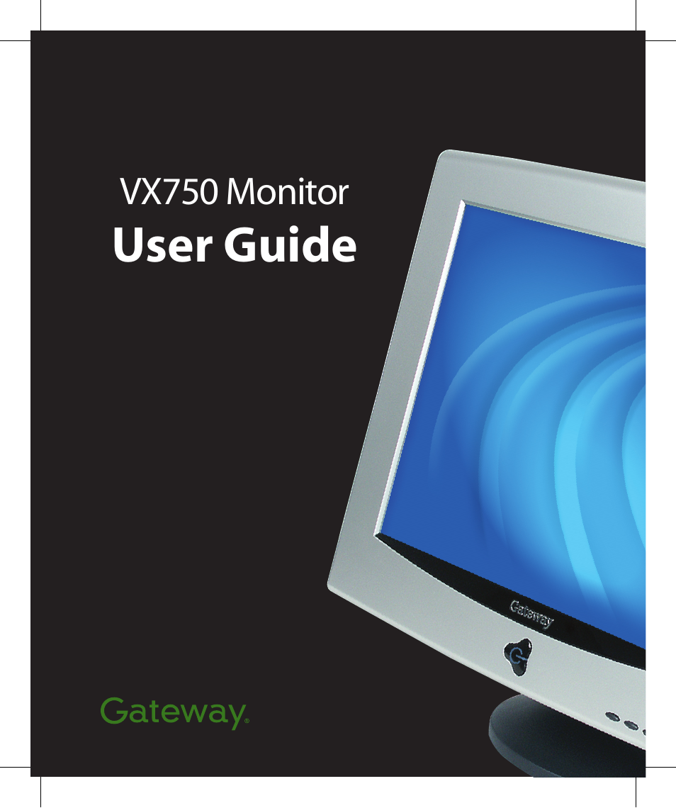 Gateway VX750 User Manual | 21 pages