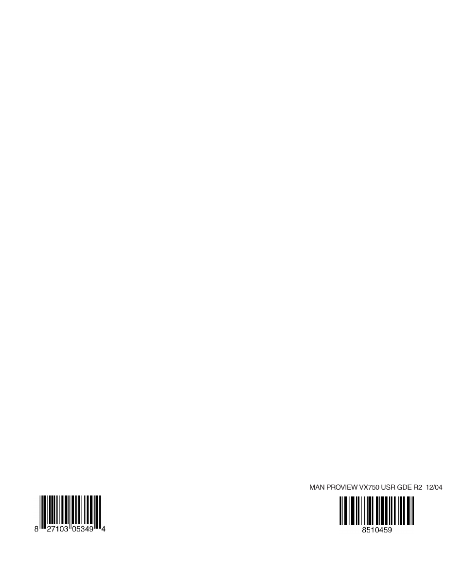 Gateway VX750 User Manual | Page 21 / 21