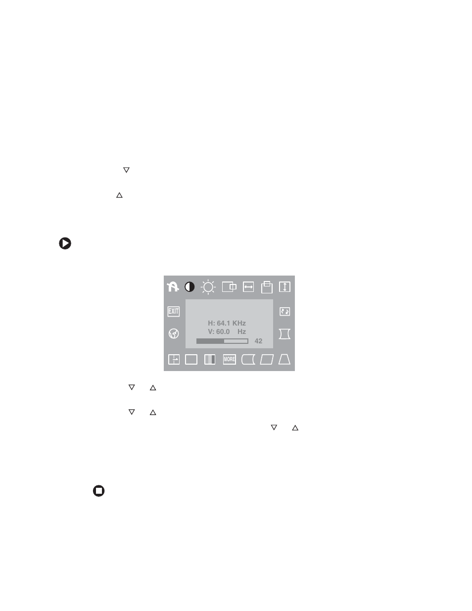 Adjusting settings, Contrast | Gateway VX750 User Manual | Page 8 / 21
