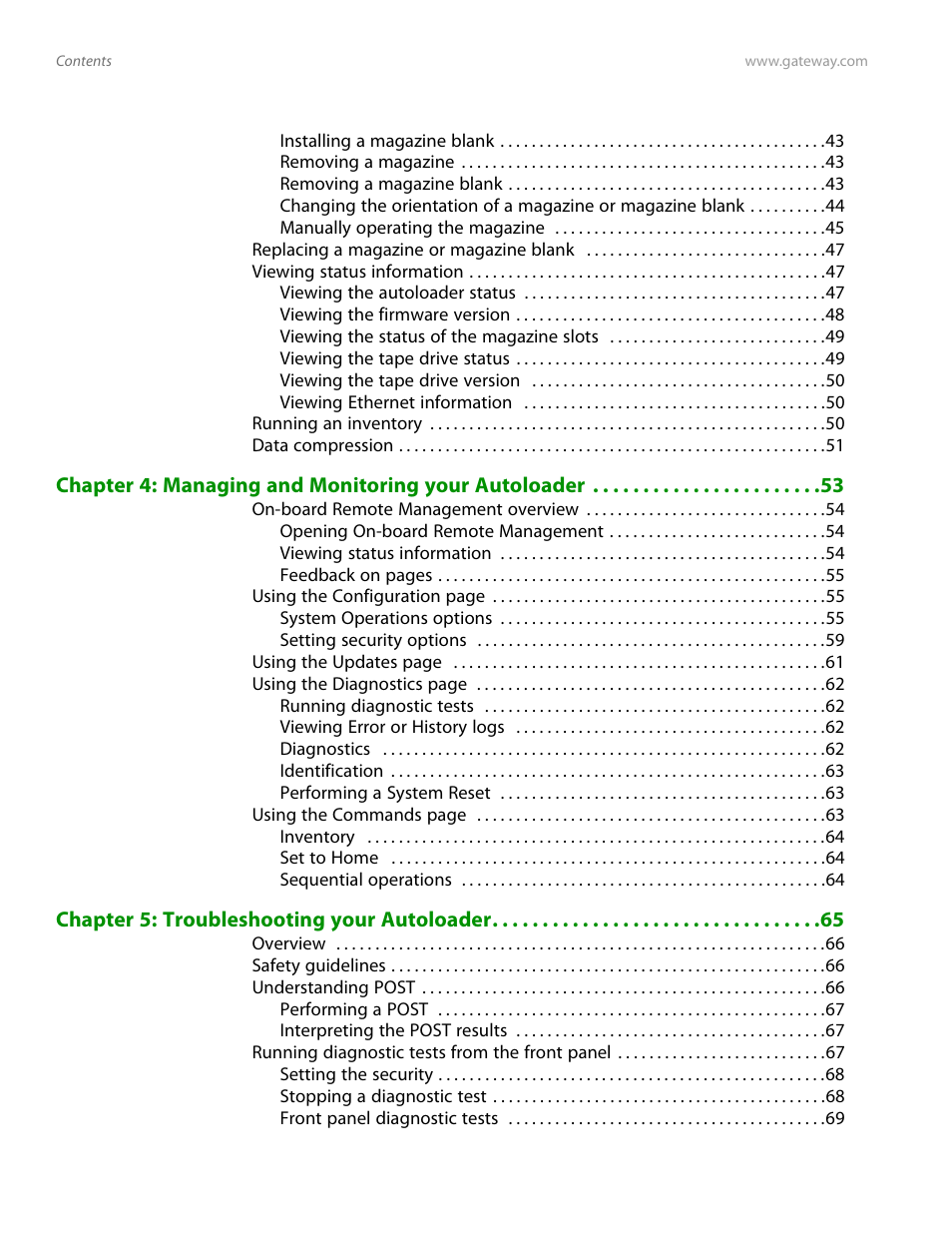 Gateway E-826R User Manual | Page 3 / 116