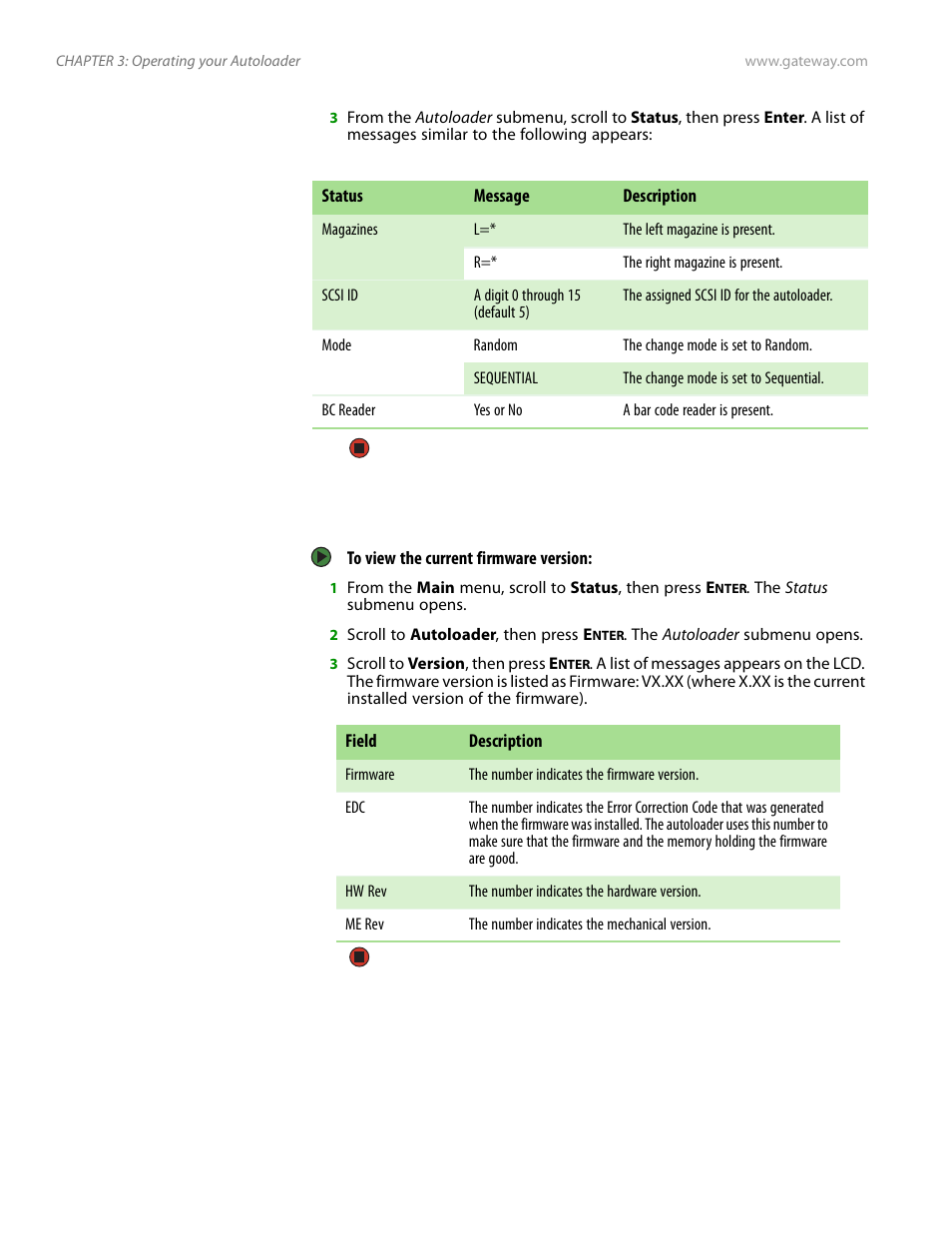Viewing the firmware version | Gateway E-826R User Manual | Page 53 / 116