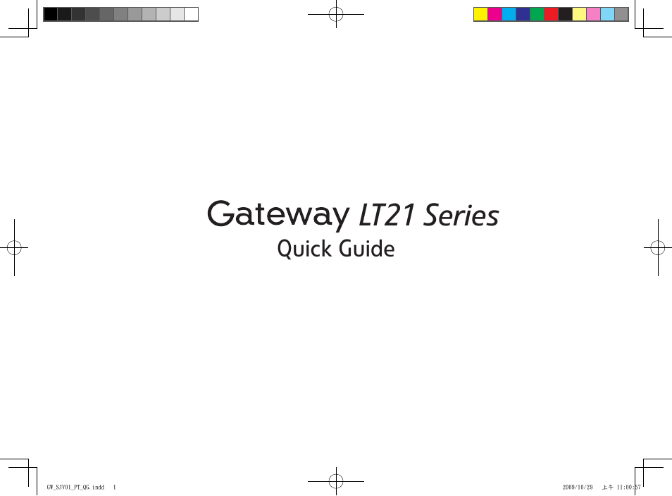 Gateway LT21 User Manual | 11 pages