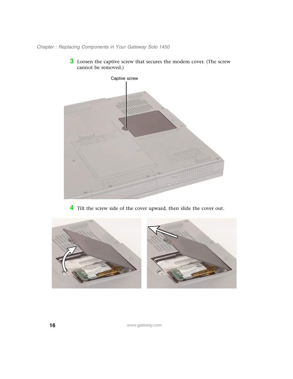 Gateway 1450 User Manual | Page 21 / 73