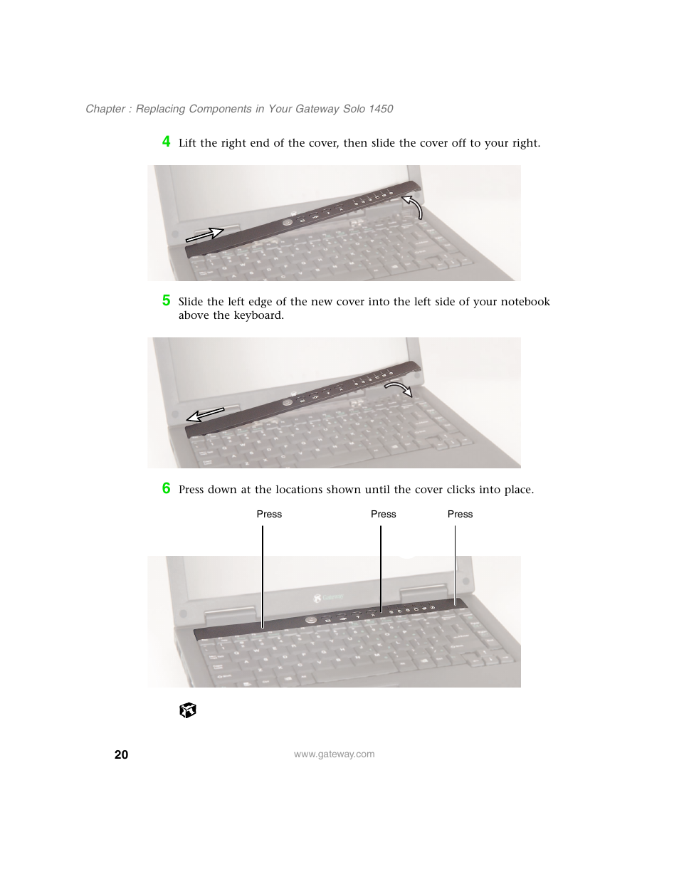 Gateway 1450 User Manual | Page 25 / 73
