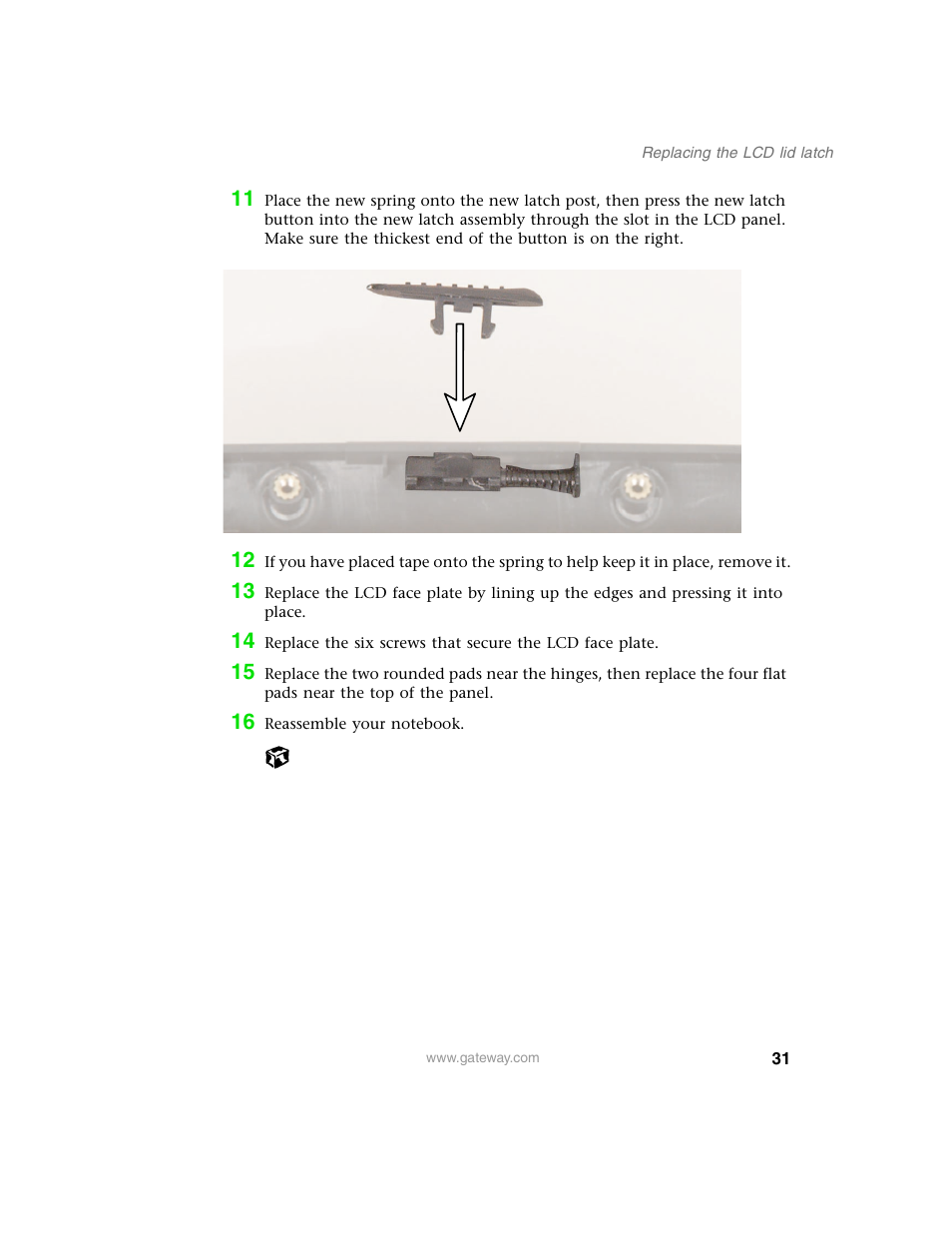 Gateway 1450 User Manual | Page 36 / 73