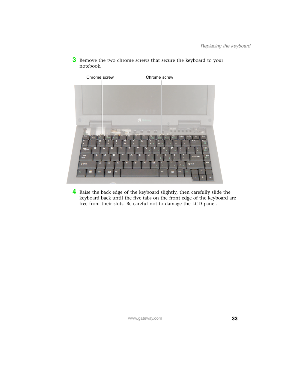 Gateway 1450 User Manual | Page 38 / 73