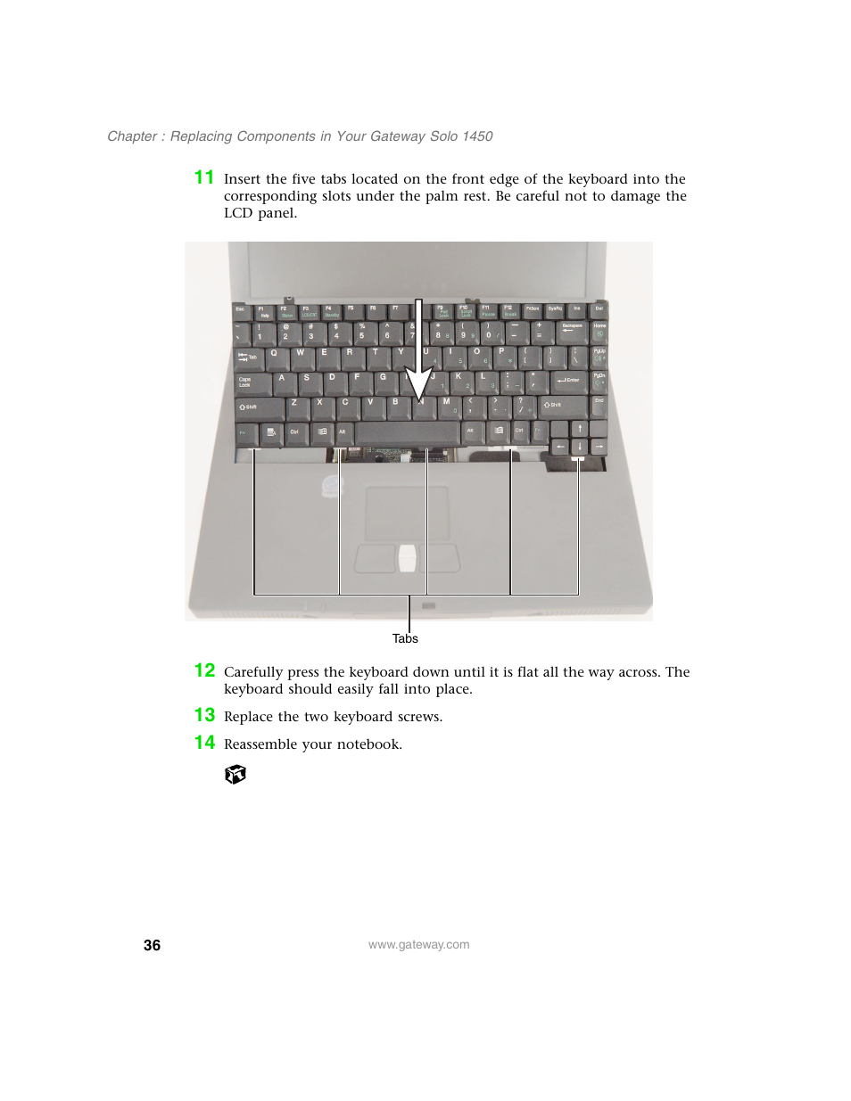 Gateway 1450 User Manual | Page 41 / 73