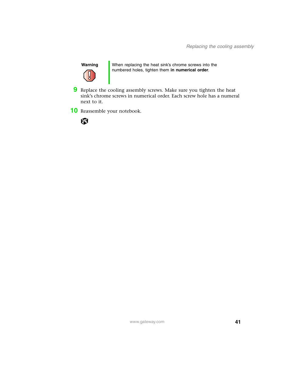 Gateway 1450 User Manual | Page 46 / 73