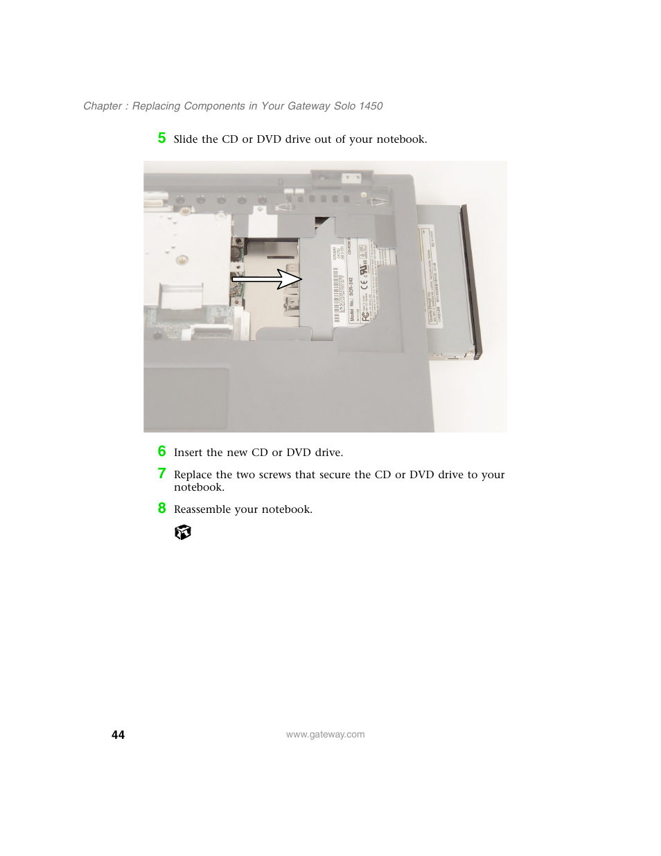 Gateway 1450 User Manual | Page 49 / 73