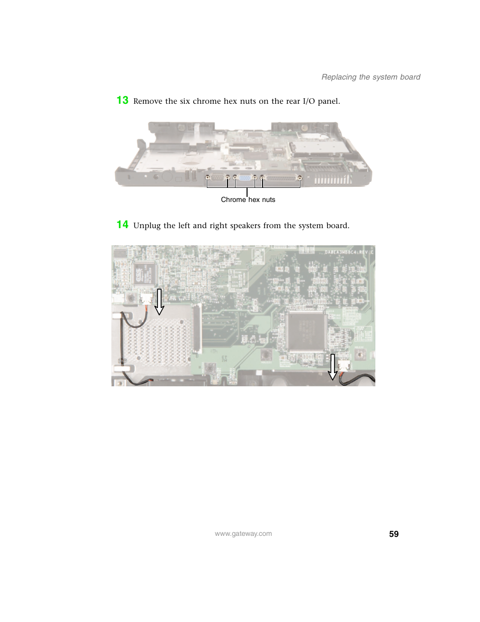 Gateway 1450 User Manual | Page 64 / 73
