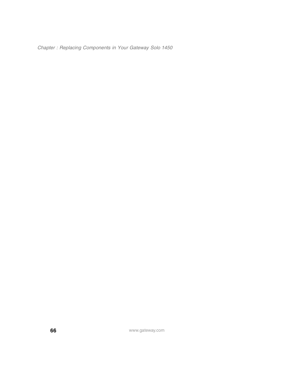 Gateway 1450 User Manual | Page 71 / 73