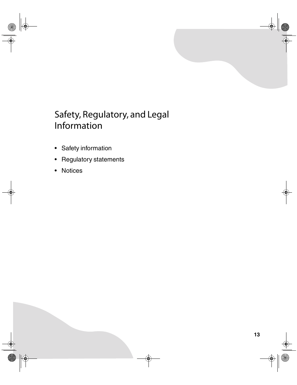 Safety, regulatory, and legal information | Gateway VX760 User Manual | Page 17 / 25