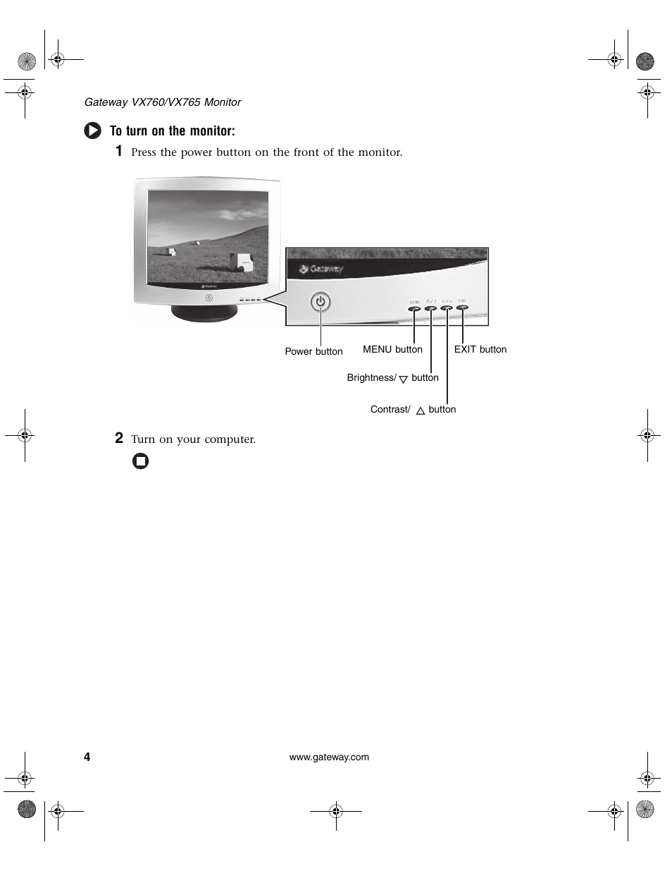 Gateway VX760 User Manual | Page 8 / 25