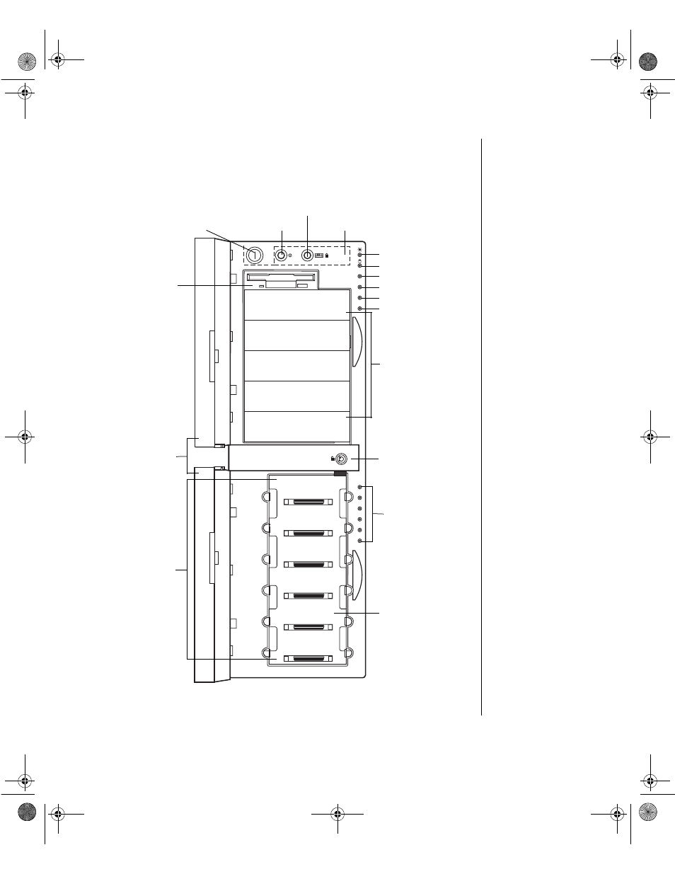 Front panel | Gateway ALR 8200 User Manual | Page 21 / 52