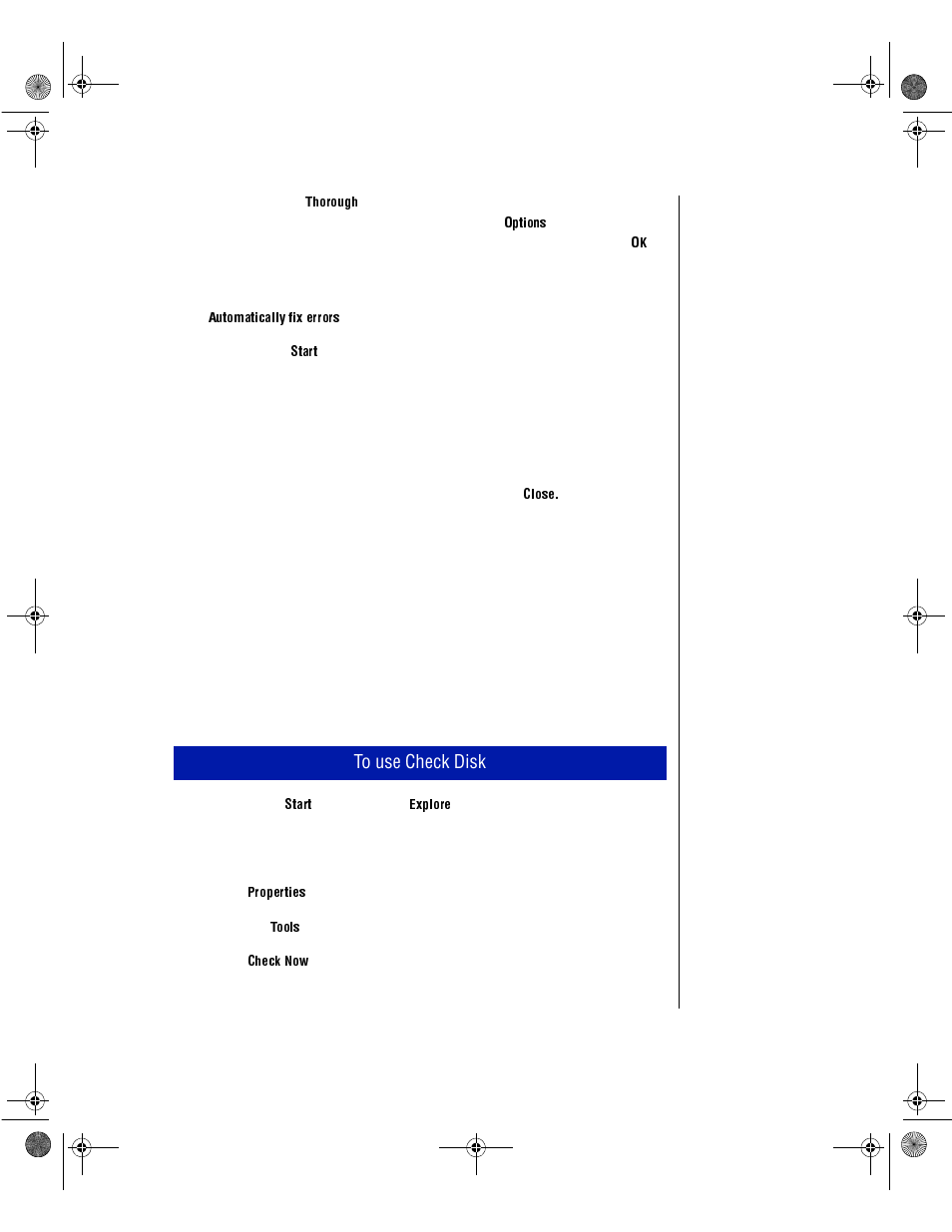 Using check disk | Gateway ALR 8200 User Manual | Page 31 / 52