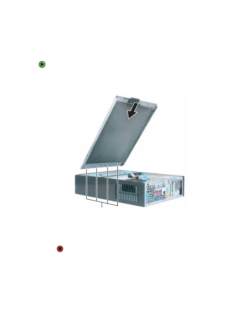 Closing the case | Gateway E-2300 User Manual | Page 55 / 134