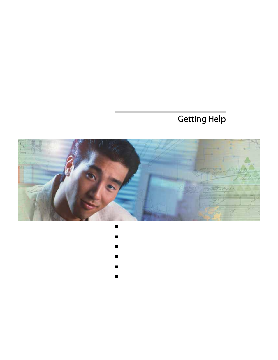 Getting help, Chapter 1 | Gateway E-2300 User Manual | Page 7 / 134