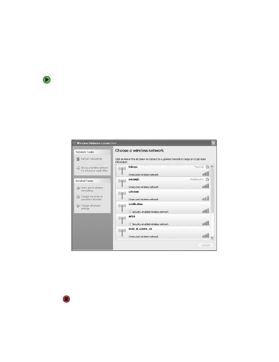 Connecting to an access point network, Connecting to an access point network” on | Gateway E-2300 User Manual | Page 97 / 134